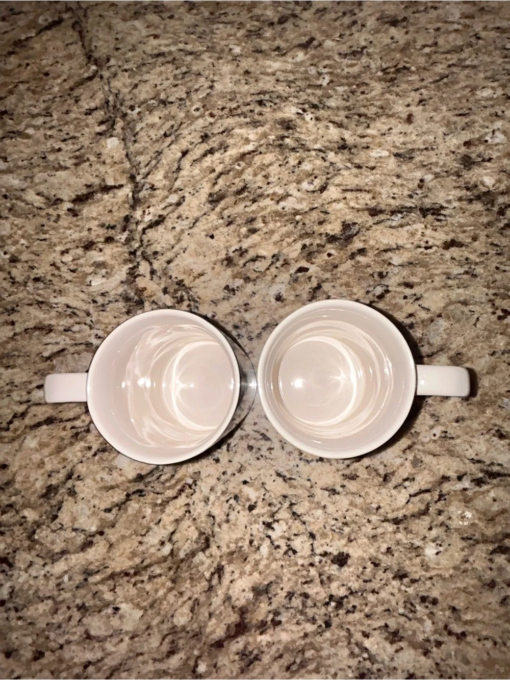 Pottery Barn Mezze blue mugs (2)